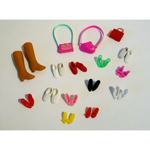 Barbie Doll Step 'n Style Boutique‎ Accessories Shoes Purses Boots Vintage